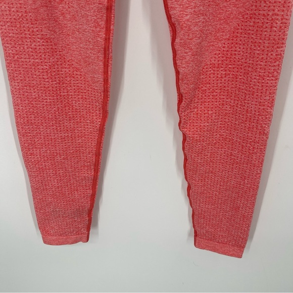 Gymshark Vital Seamless 2.0 Leggings in Orange Marl Size Medium - Picture 4 of 12